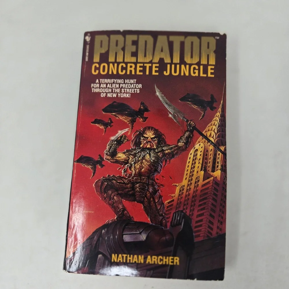 Predator Concrete Jungle Nathan Archer 1995 Bantam Spectra Paperback Sci-Fi Book